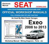 Seat exeo Service Repair Workshop Manual Download